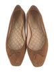Veronica Beard Suede Bow Accents Ballet Flats