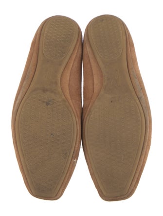 Veronica Beard Suede Bow Accents Ballet Flats