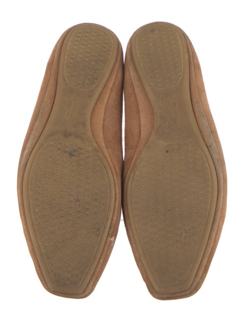 Veronica Beard Suede Bow Accents Ballet Flats