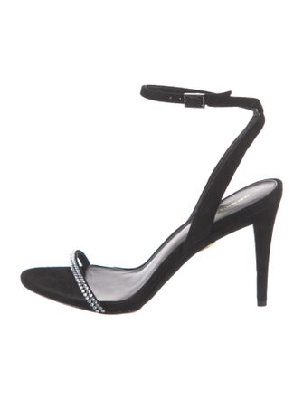 Veronica Beard Suede Printed Sandals