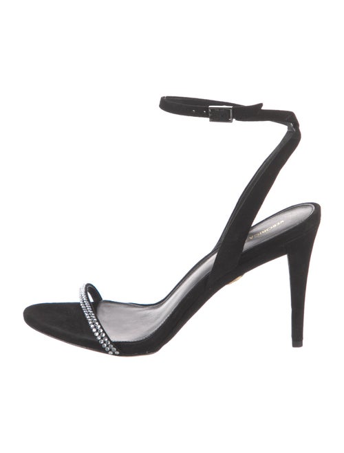 Veronica Beard Suede Printed Sandals