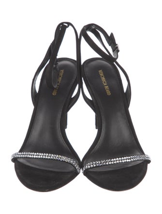 Veronica Beard Suede Printed Sandals