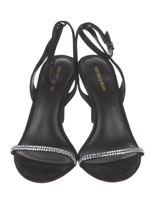 Veronica Beard Suede Printed Sandals