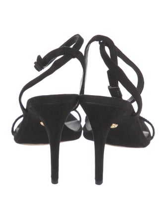 Veronica Beard Suede Printed Sandals