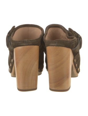 Veronica Beard Suede Mules