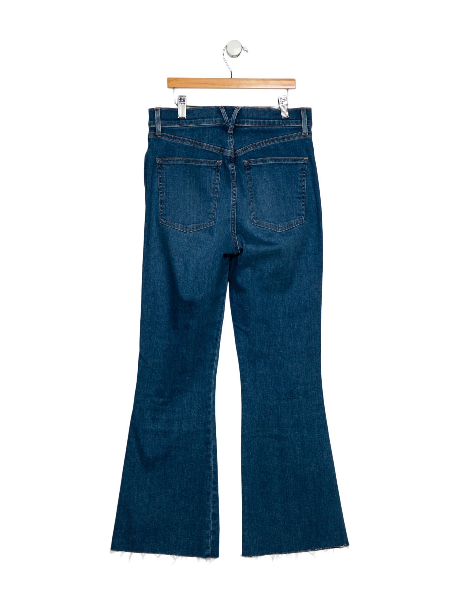 Veronica Beard High-Rise Wide Leg Jeans