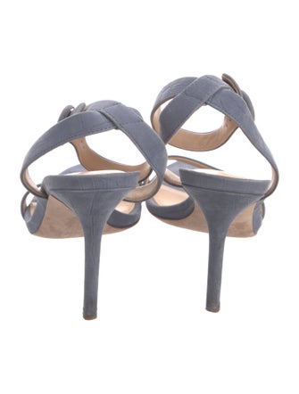 Veronica Beard Suede Slingback Sandals