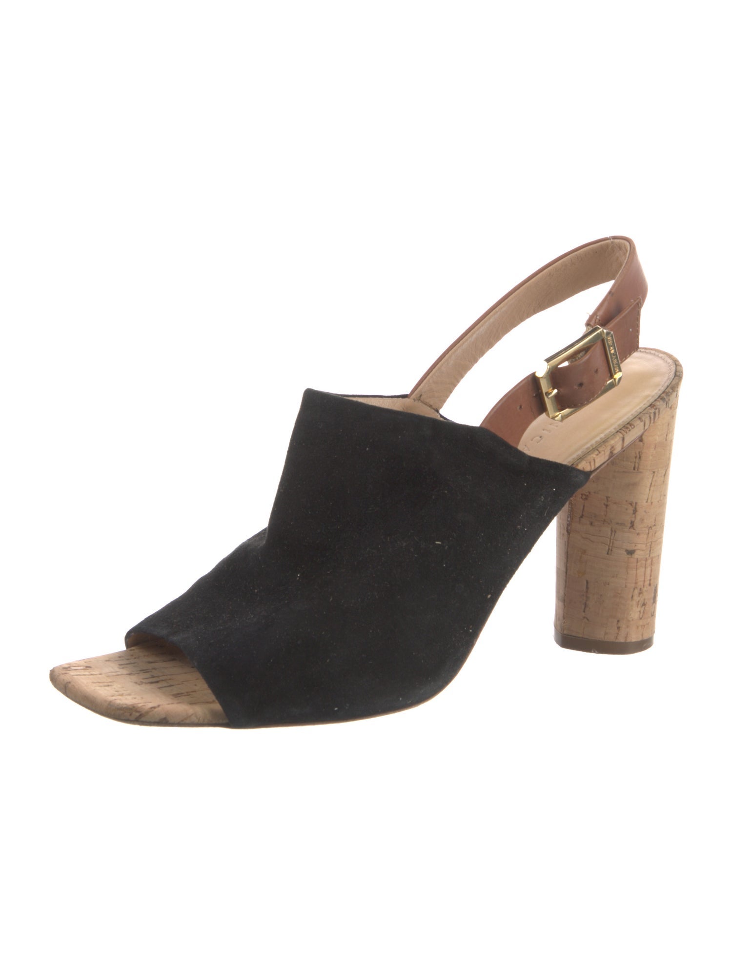 Veronica Beard Suede Slingback Sandals