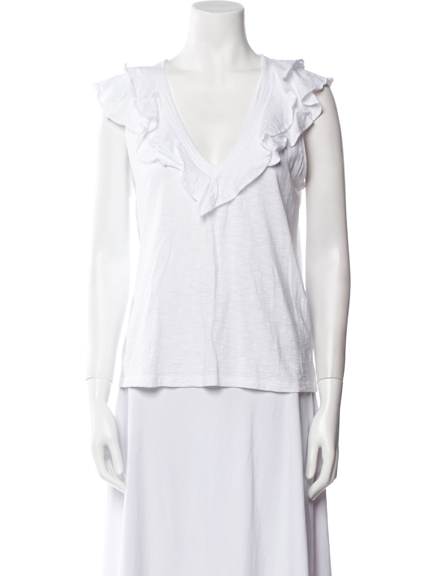 Veronica Beard V-Neck Sleeveless Top