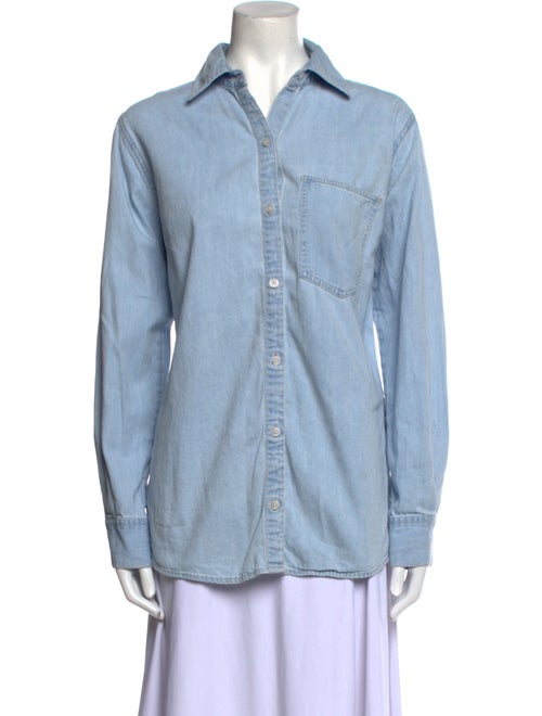 Veronica Beard Long Sleeve Button-Up Top