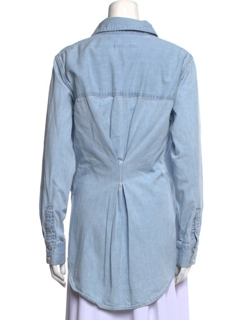 Veronica Beard Long Sleeve Button-Up Top