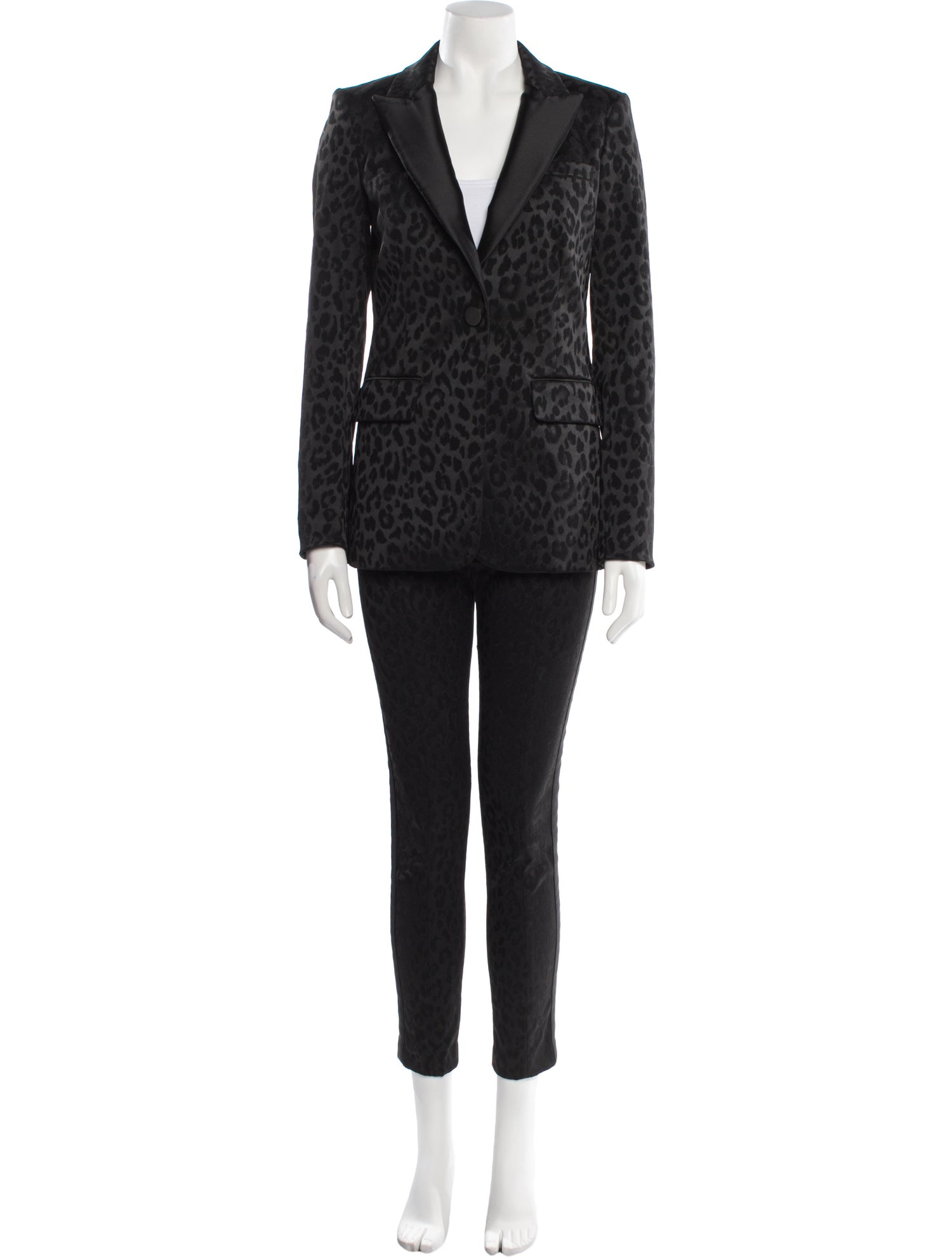 Veronica Beard Animal Print Pantsuit