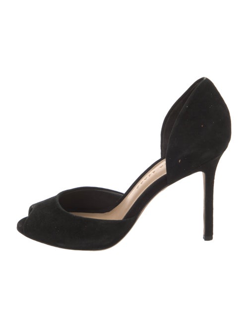 Veronica Beard Suede D'Orsay Pumps