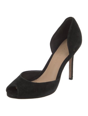 Veronica Beard Suede D'Orsay Pumps