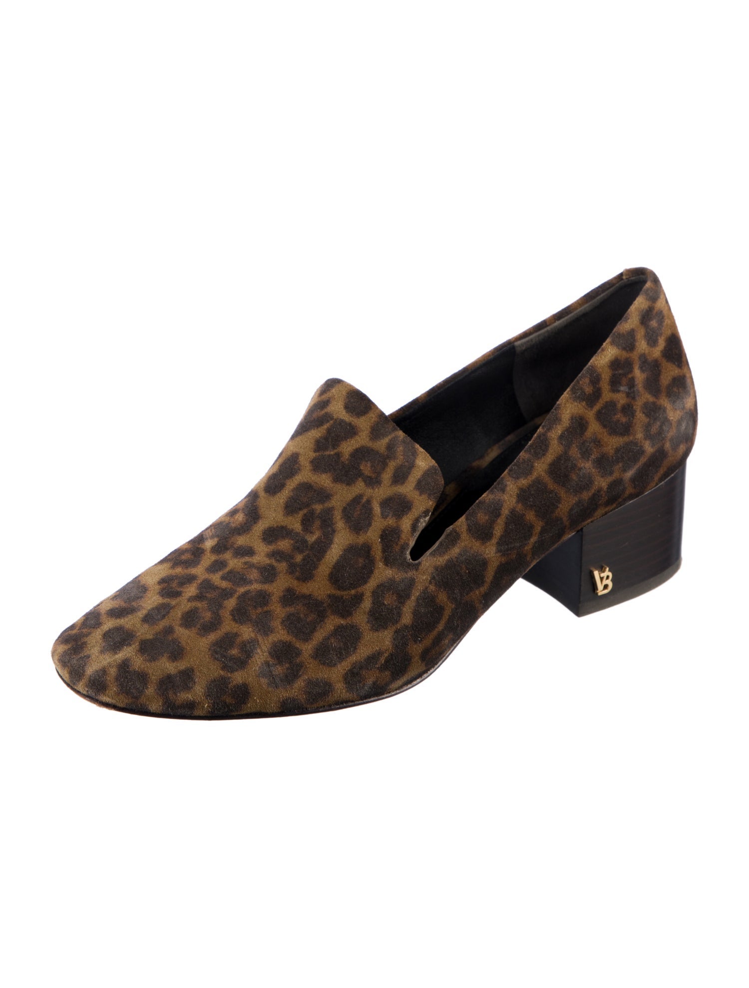 Veronica Beard Suede Animal Print Pumps
