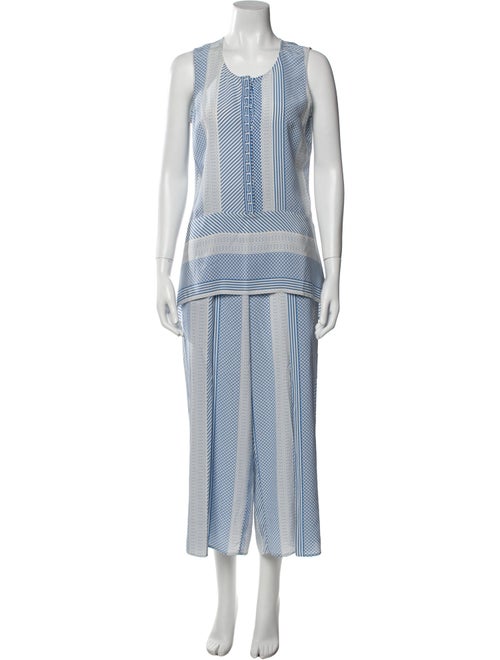 Veronica Beard Silk Printed Pant Set