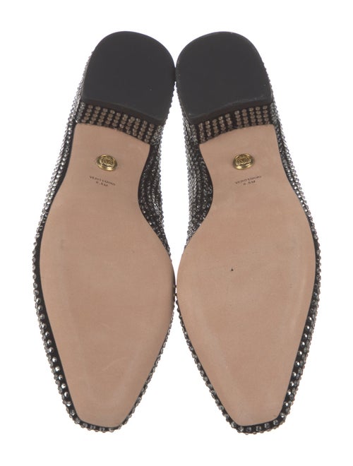 Veronica Beard Suede Crystal Embellishments Pumps