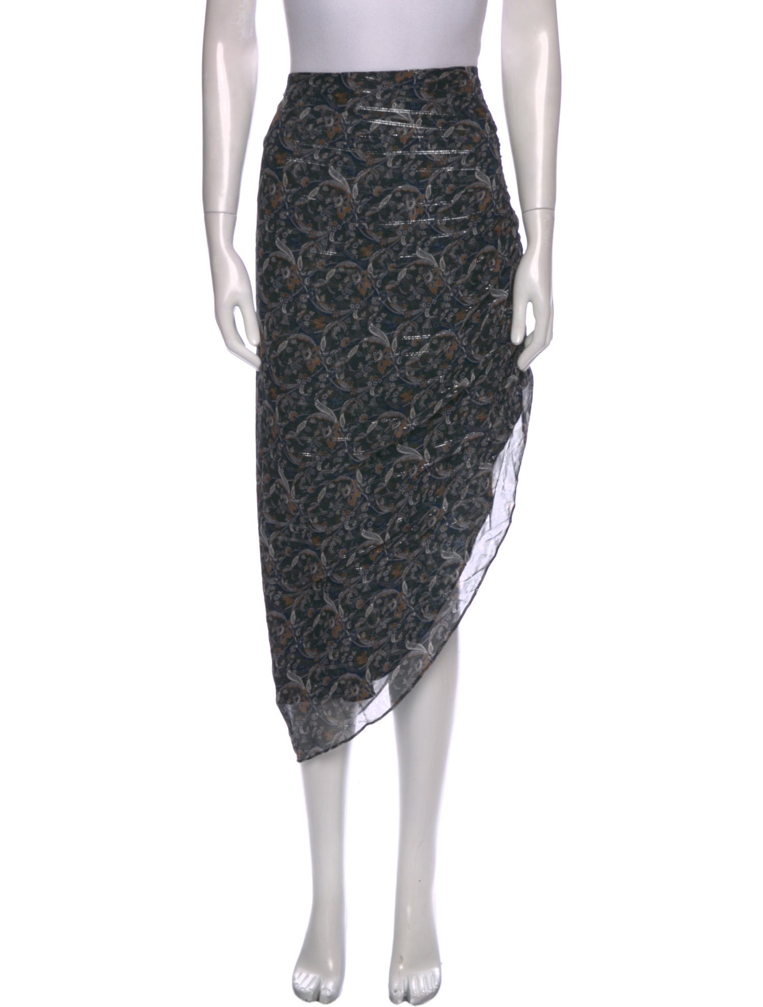 Veronica Beard Silk Midi Length Skirt w/ Tags