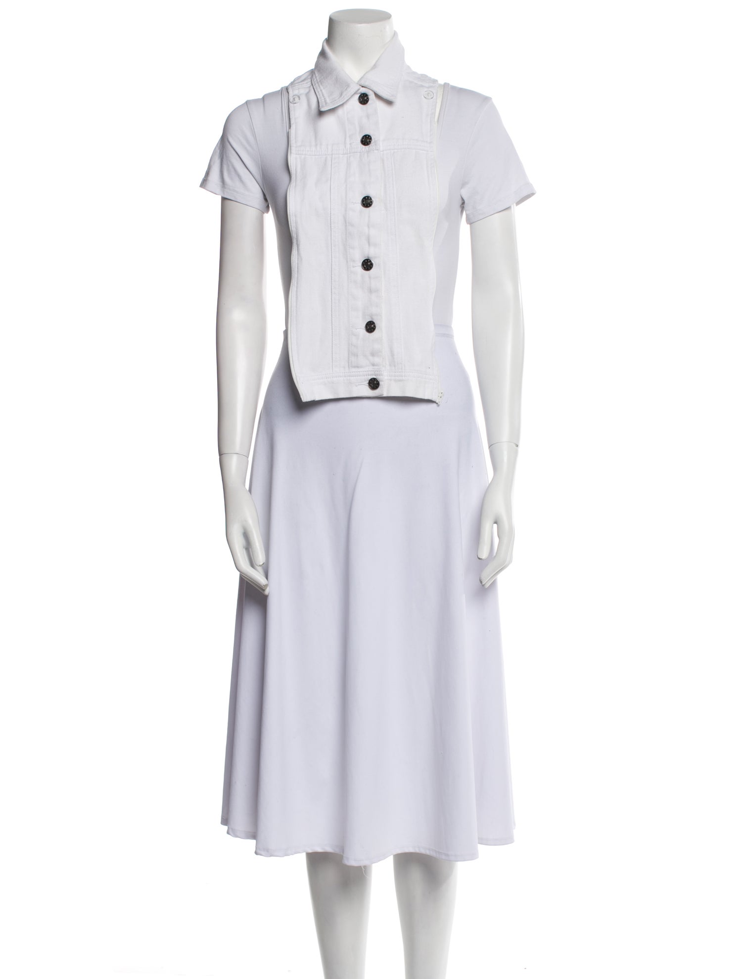 Veronica Beard Veronica Beard Grey Cotton Dickey