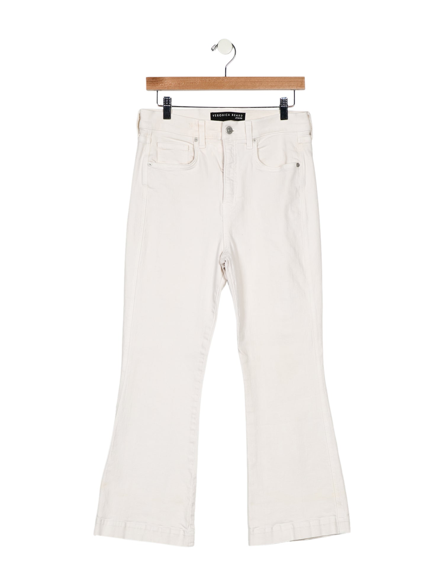 Veronica Beard High-Rise Wide Leg Jeans