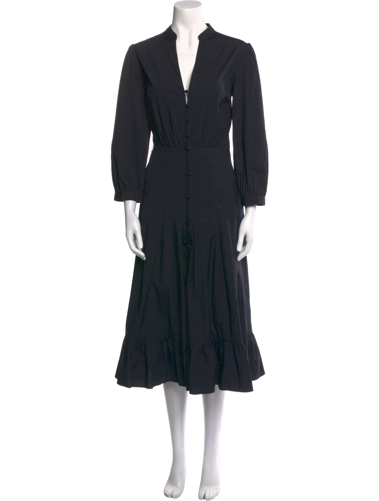 Veronica Beard V-Neck Long Dress