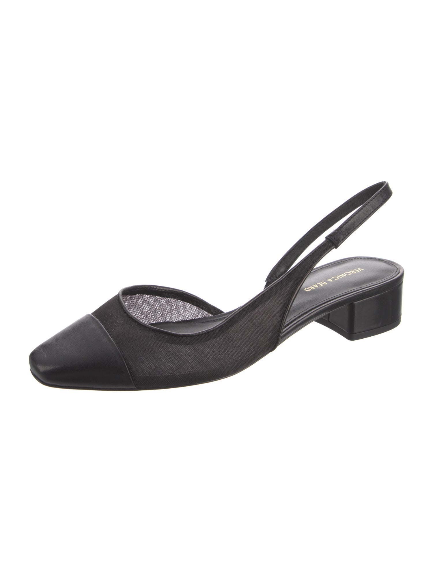 Veronica Beard Leather Slingback Pumps