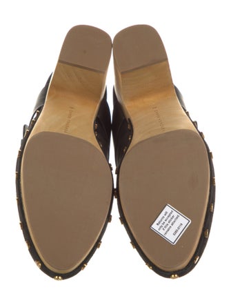 Veronica Beard Suede Studded Accents Slides