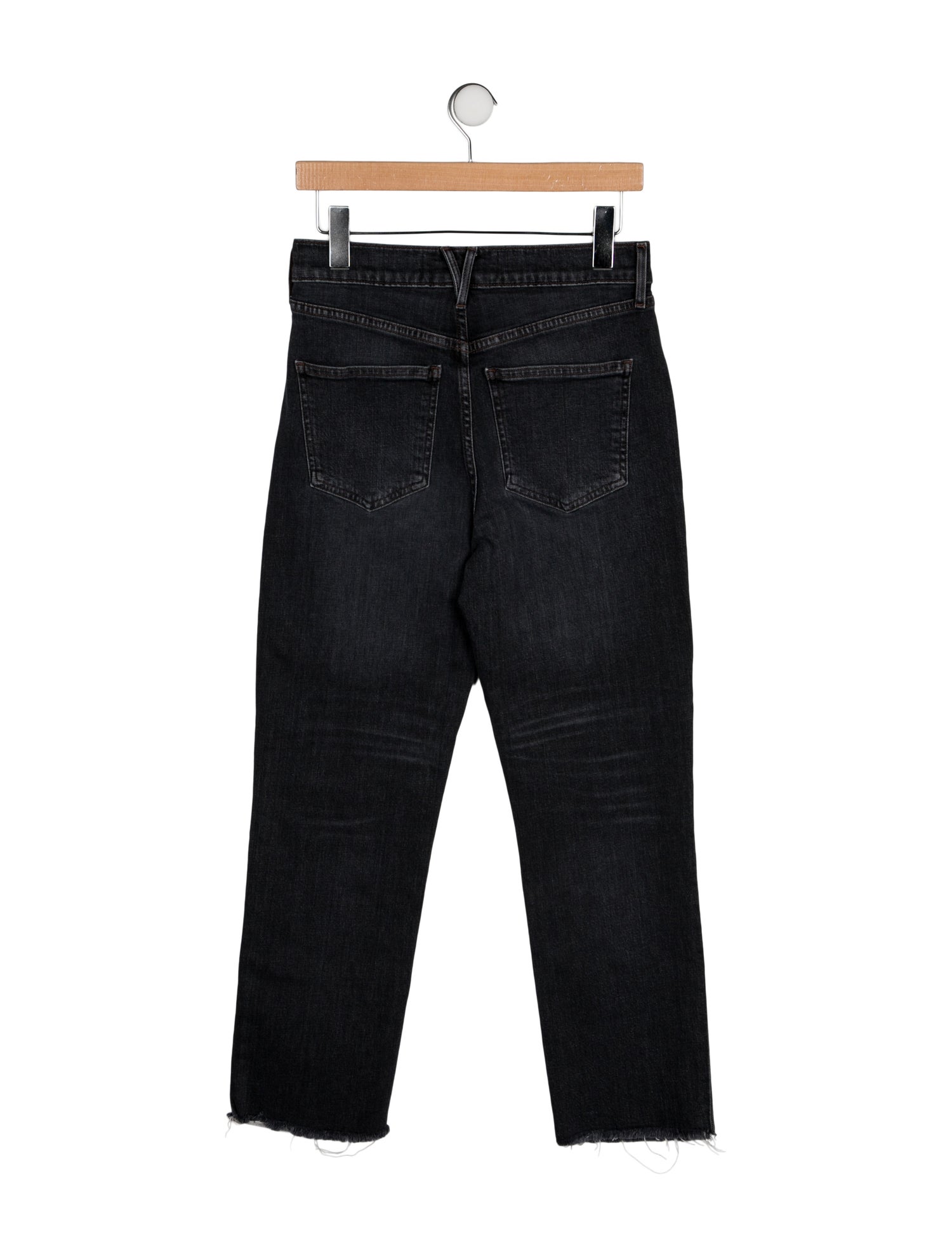 Veronica Beard High-Rise Straight Leg Jeans