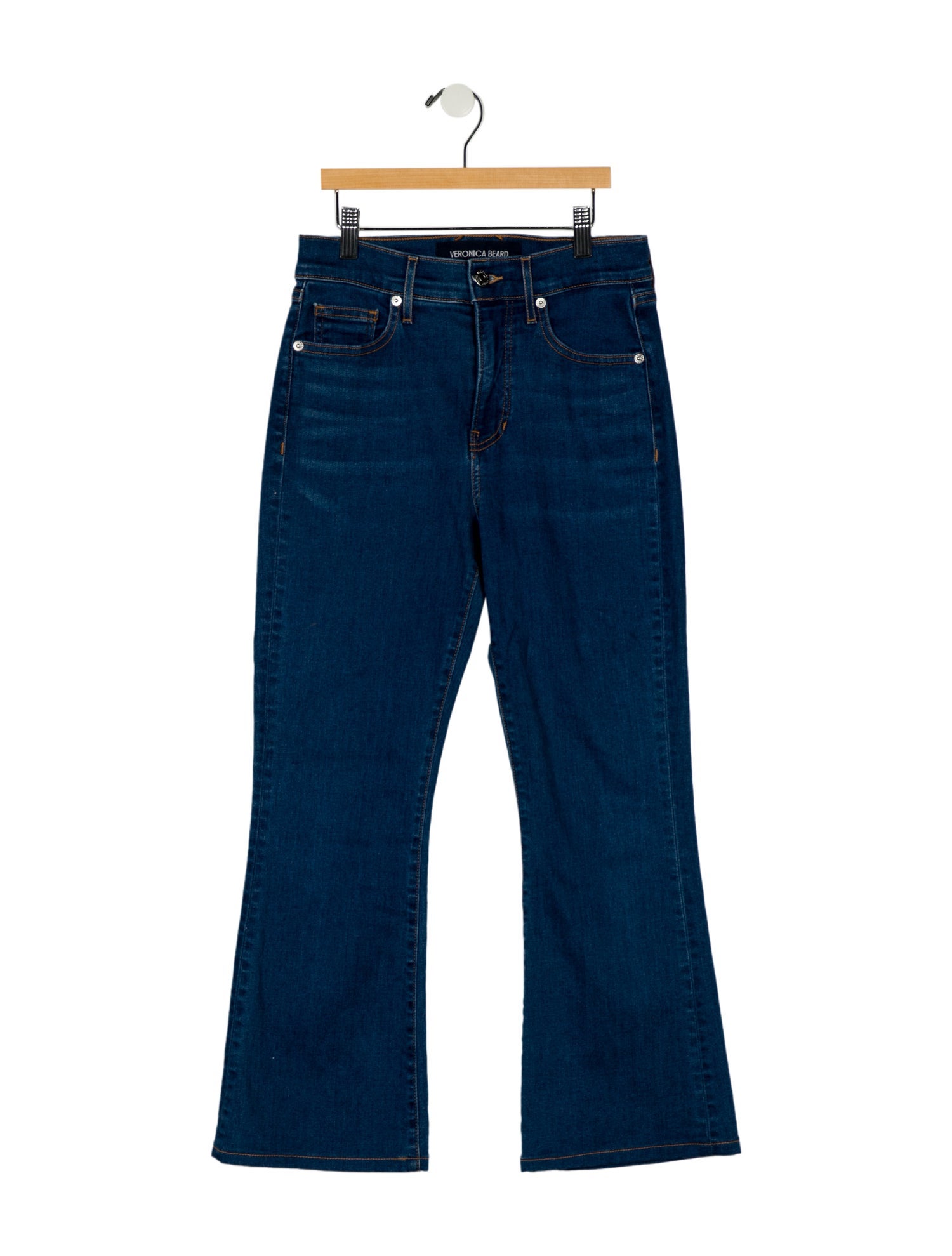 Veronica Beard High-Rise Wide Leg Jeans