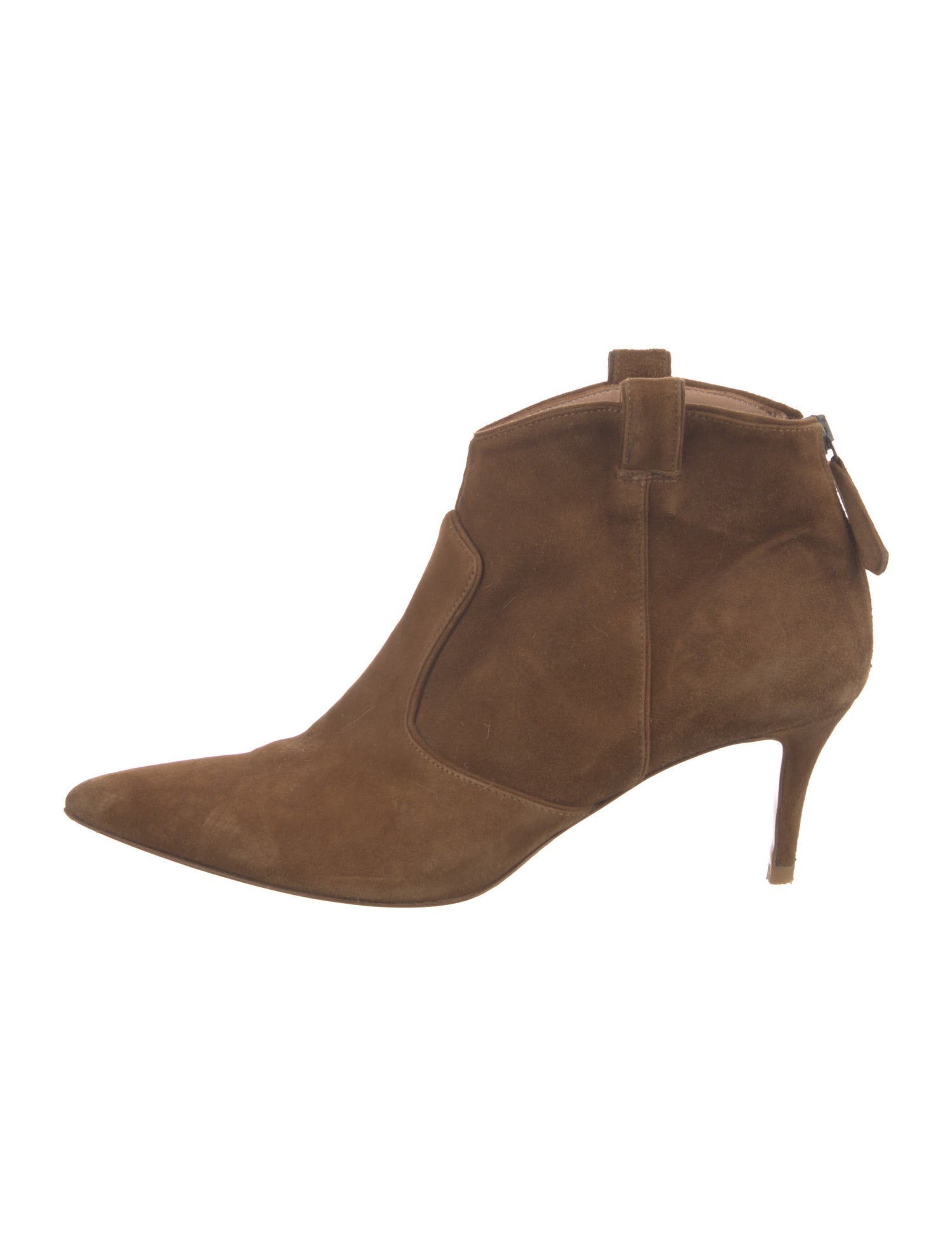 Veronica Beard Suede Western Boots