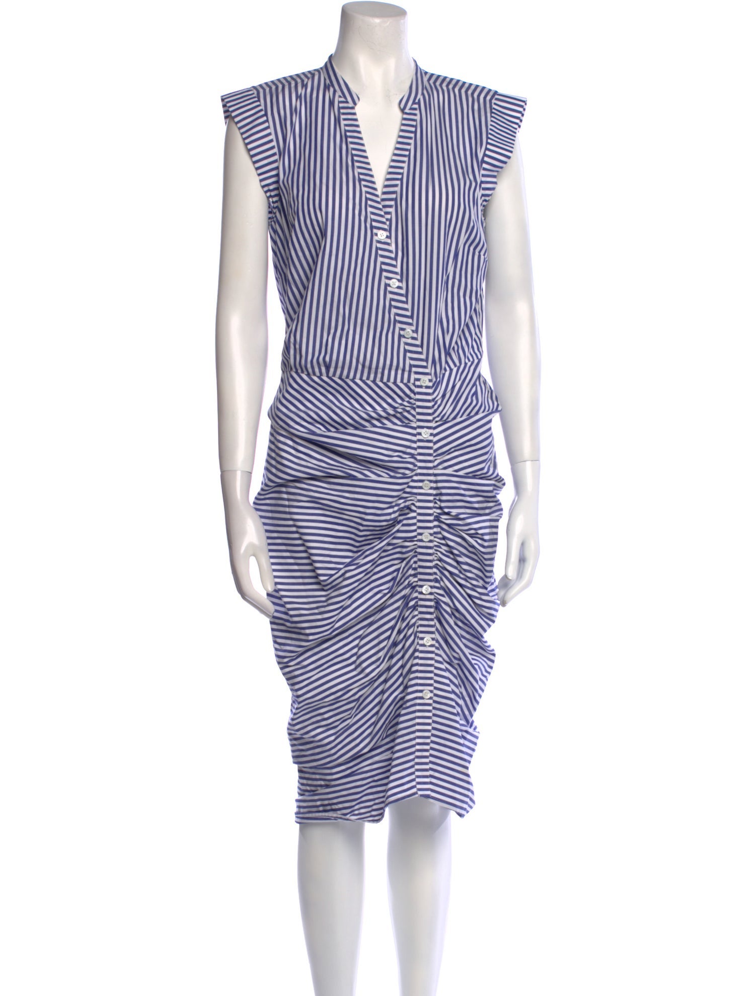 Veronica Beard Striped Long Dress