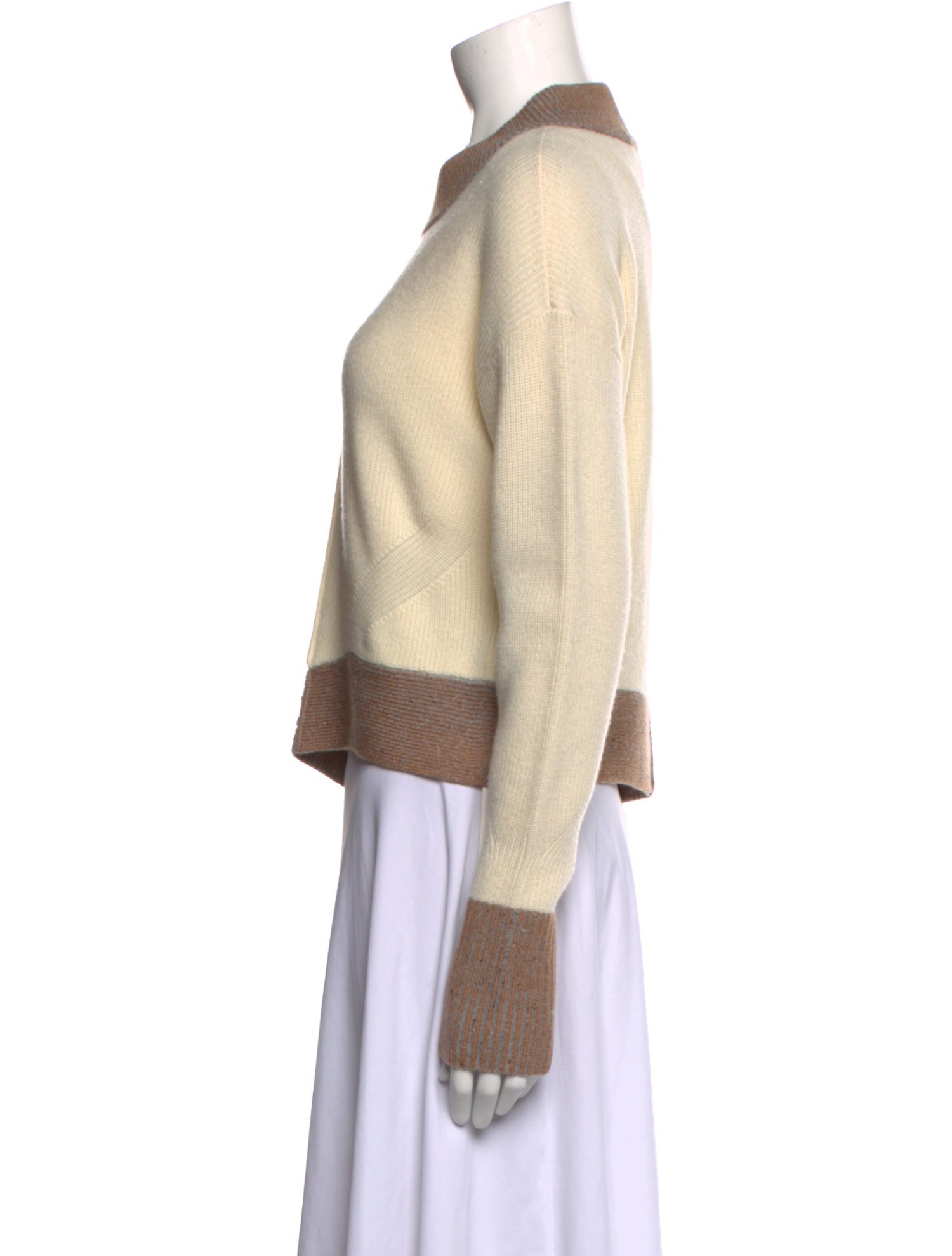 Veronica Beard Merino Wool Crew Neck Sweater