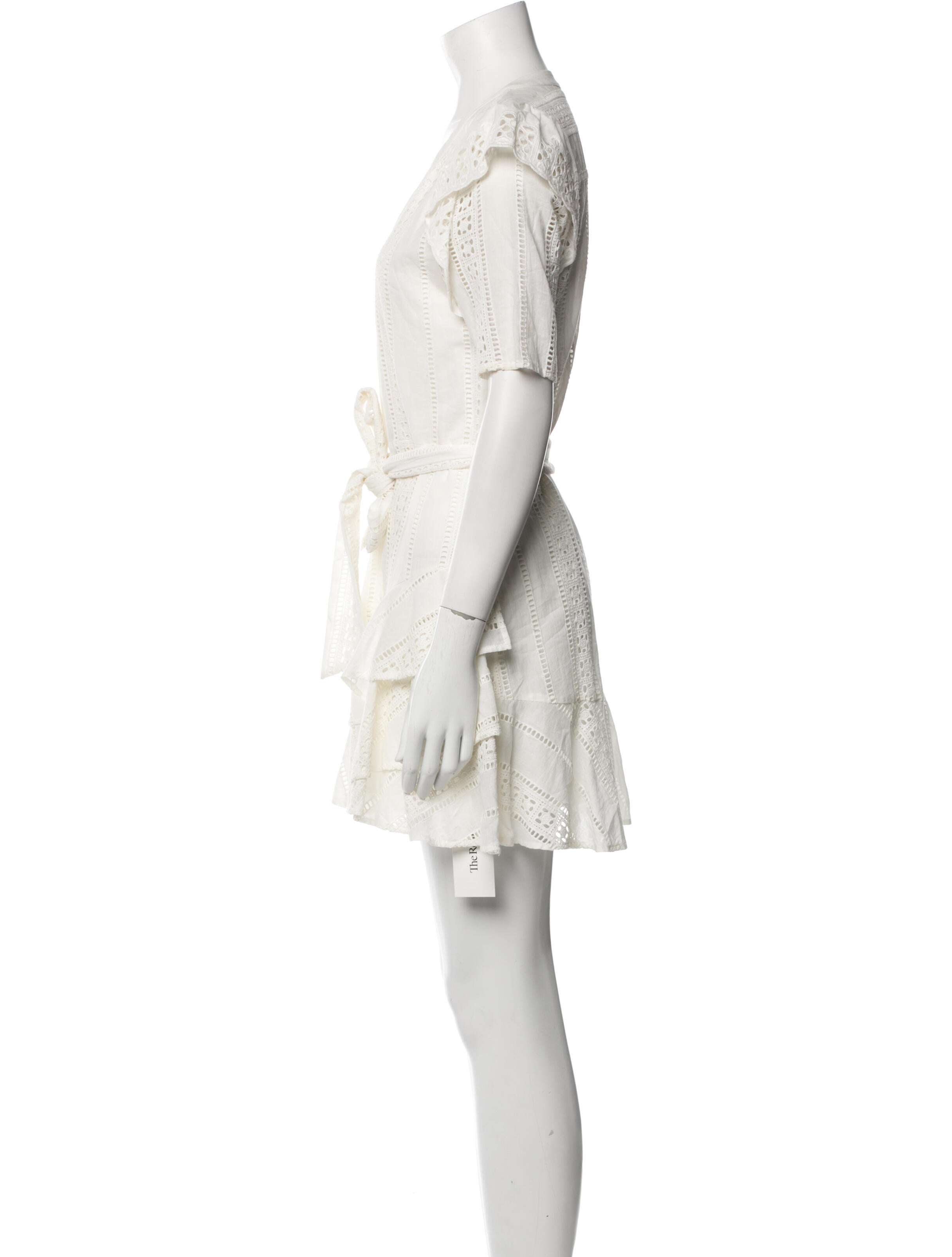 Veronica Beard V-Neck Mini Dress