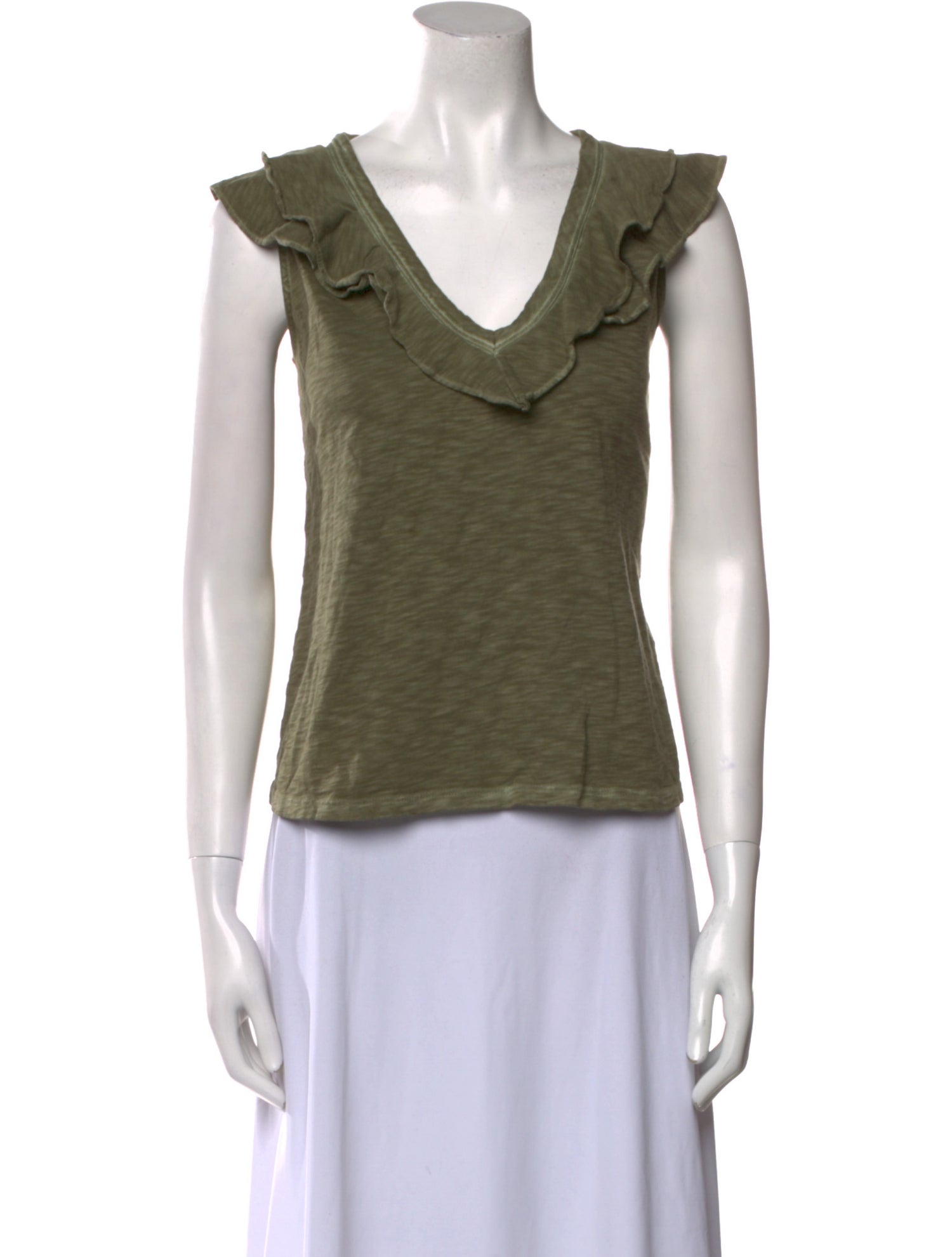 Veronica Beard V-Neck Sleeveless Top