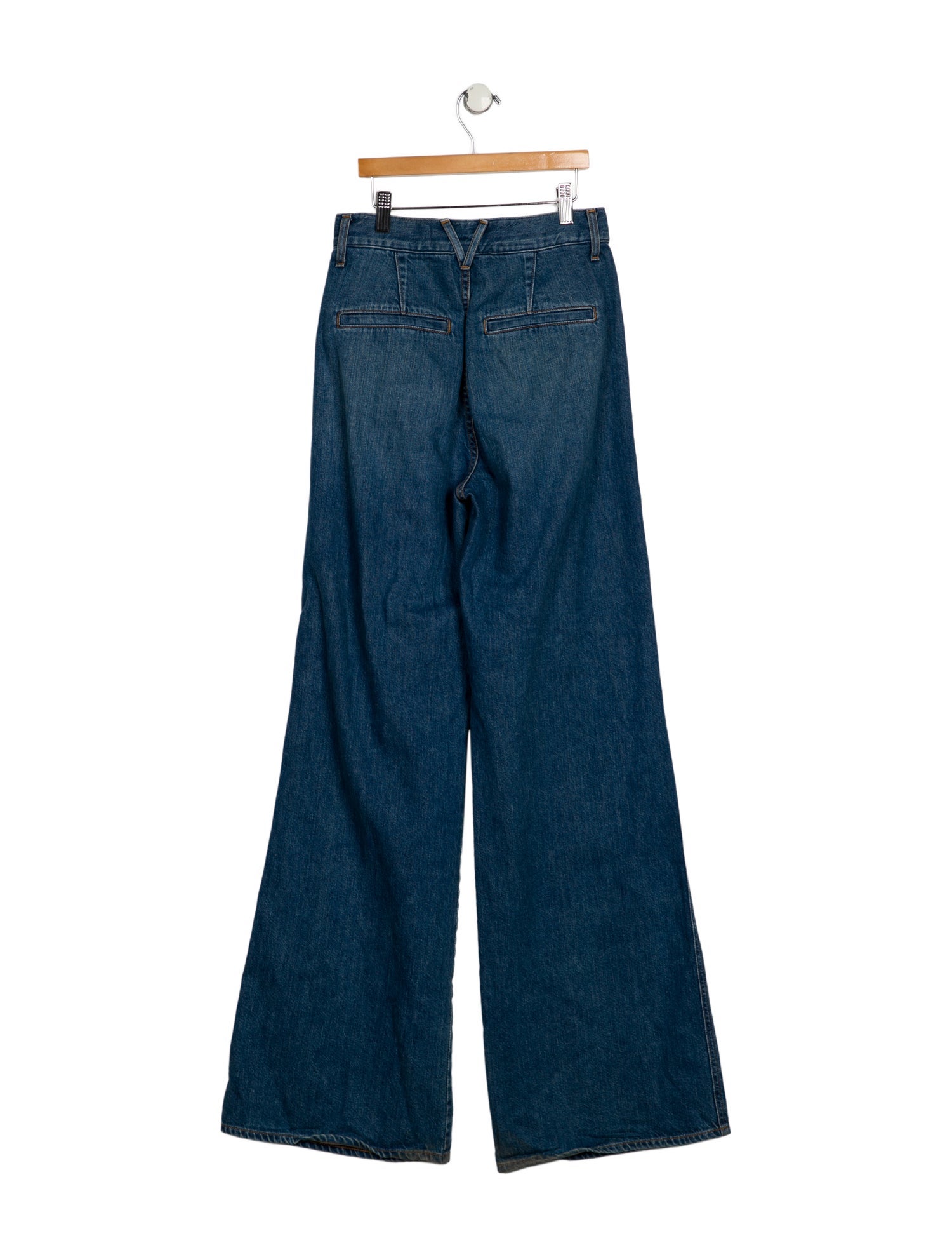 Veronica Beard High-Rise Wide Leg Jeans