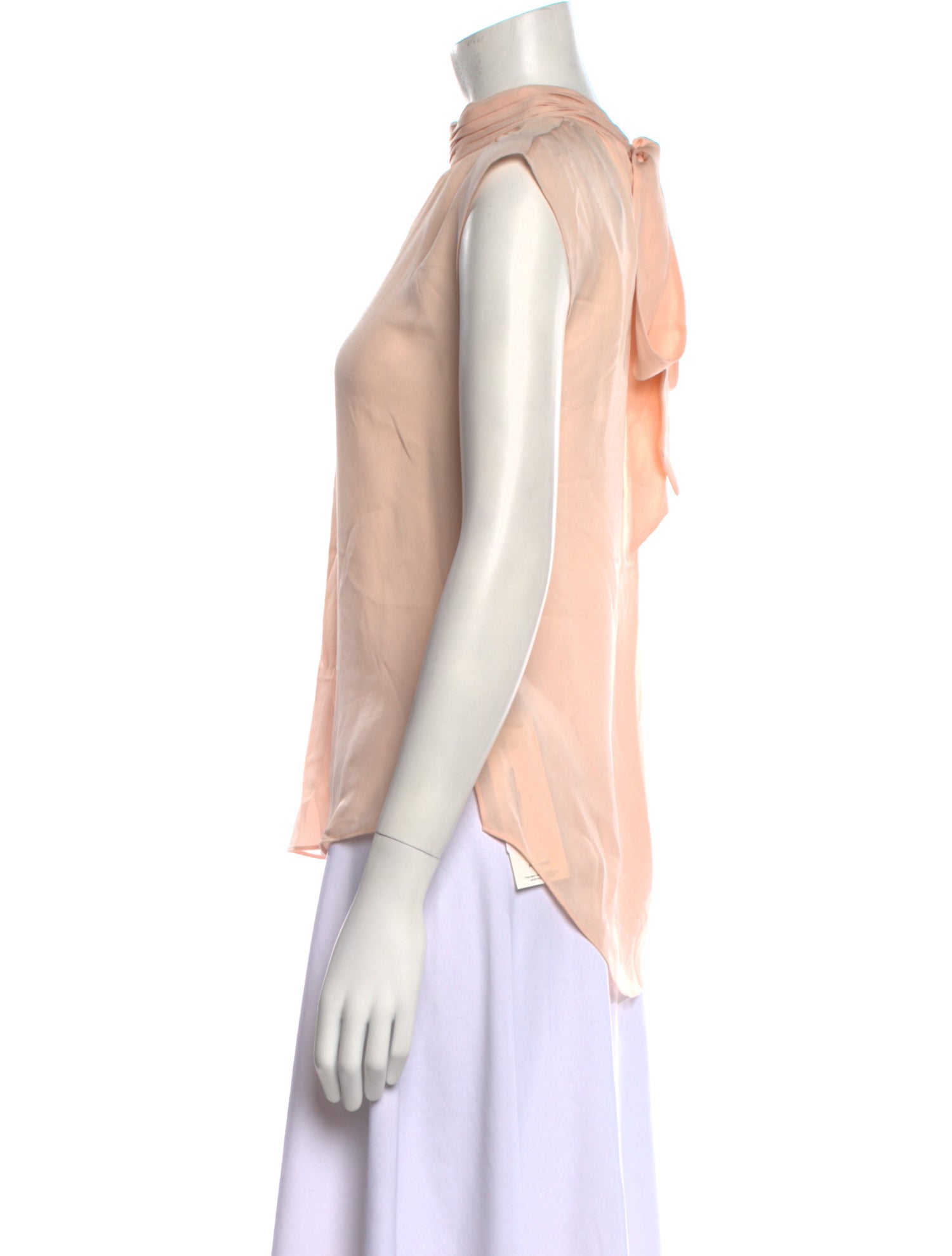 Veronica Beard Silk Mock Neck Blouse