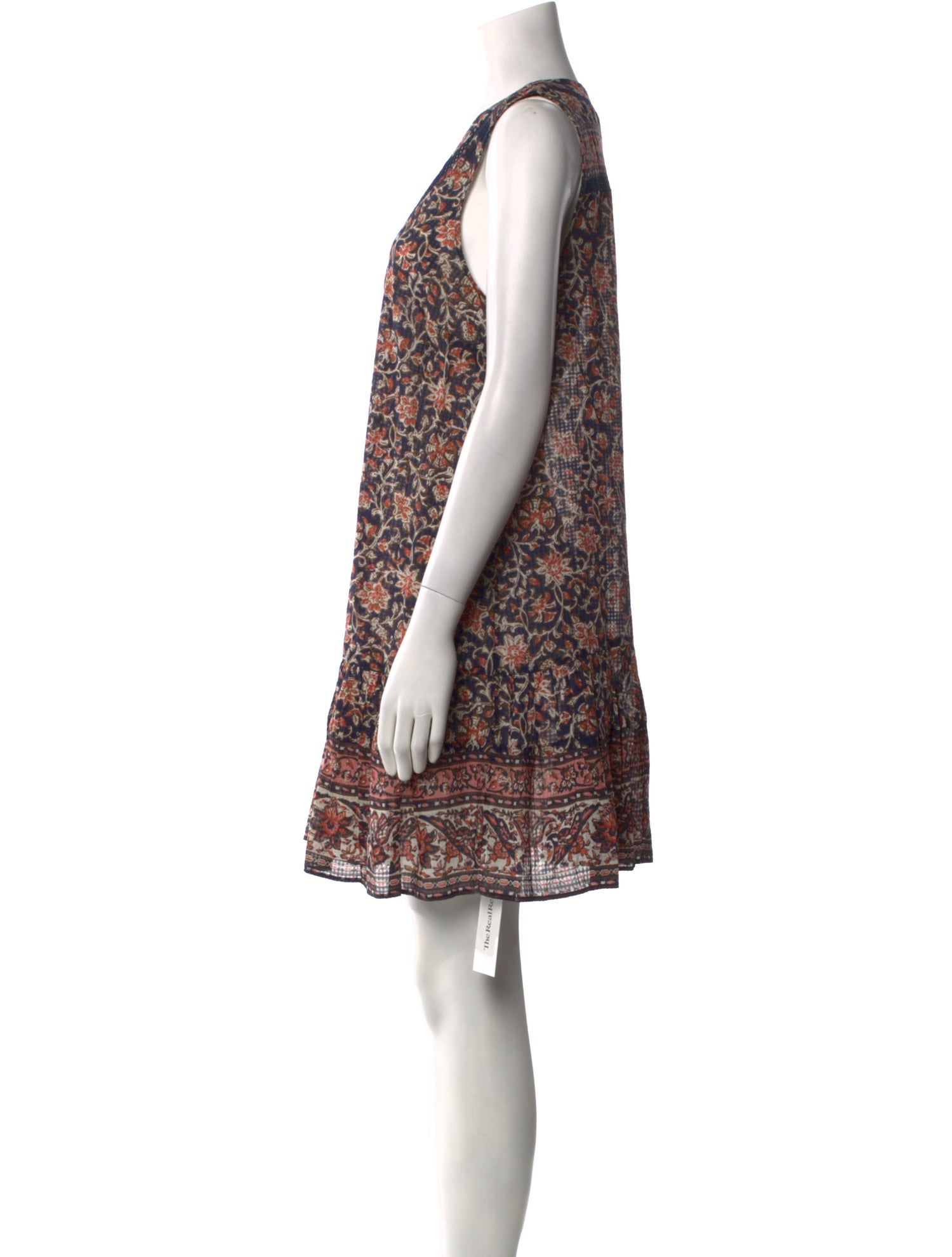 Veronica Beard Floral Print Mini Dress