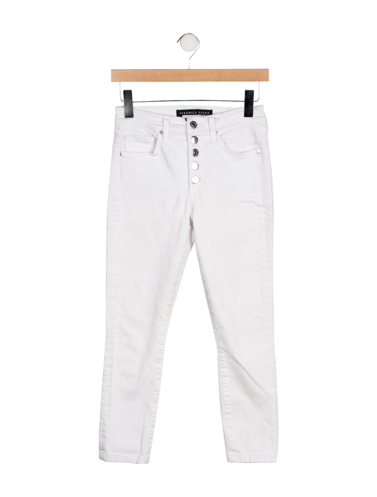 Veronica Beard Mid-Rise Skinny Leg Jeans