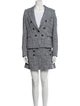Veronica Beard Plaid Print Skirt Suit