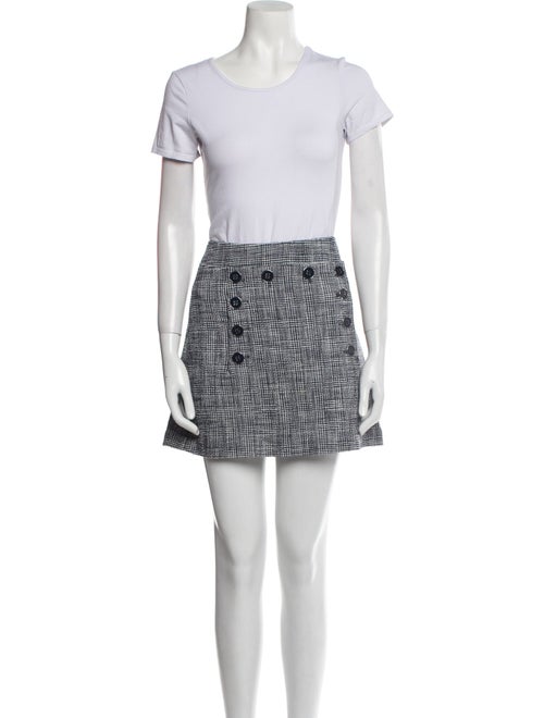 Veronica Beard Plaid Print Skirt Suit