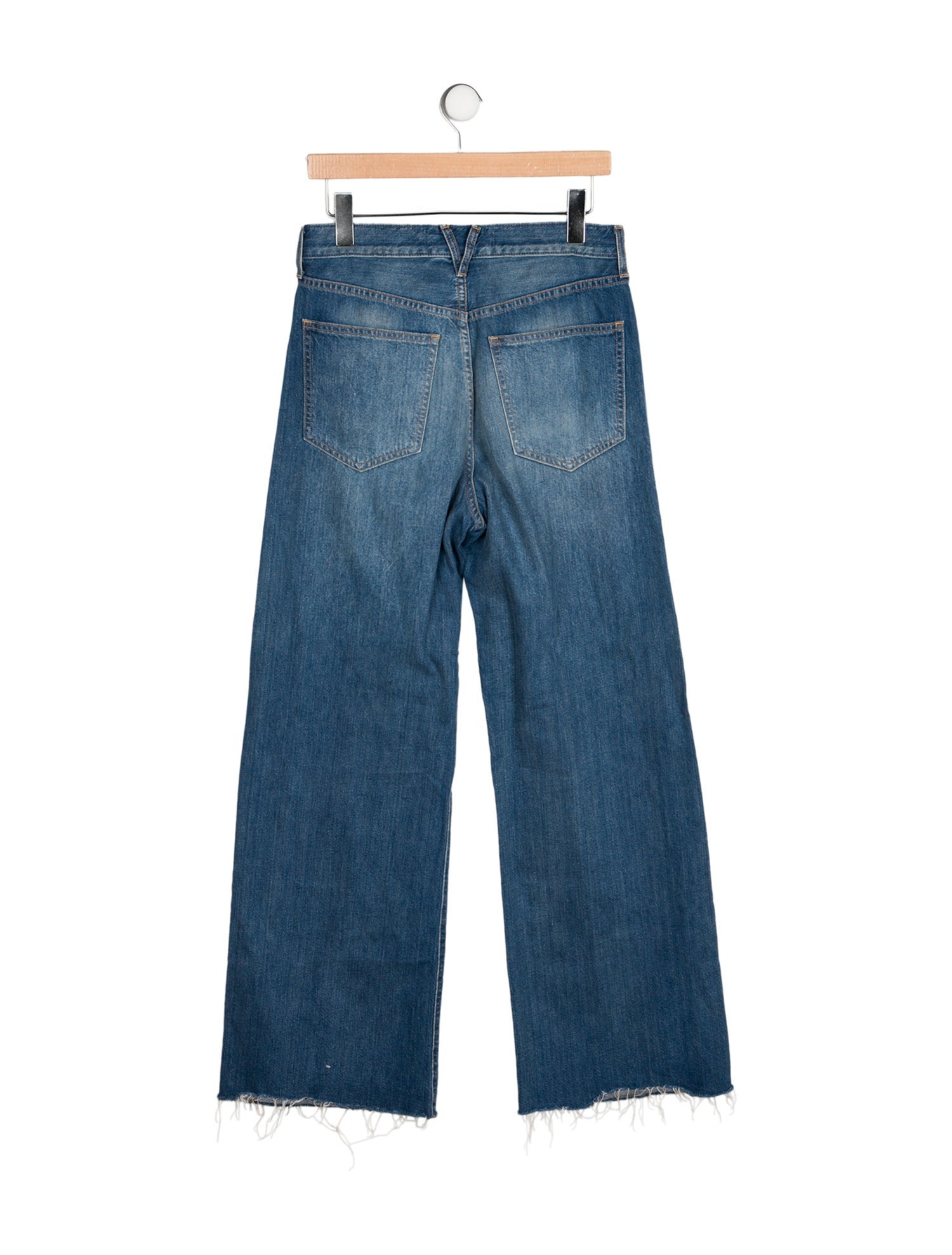 Veronica Beard High-Rise Wide Leg Jeans