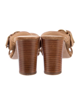 Veronica Beard Suede Slides