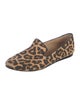 Veronica Beard Canvas Animal Print Loafers