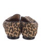 Veronica Beard Canvas Animal Print Loafers