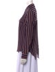 Veronica Beard Silk Striped Button-Up Top