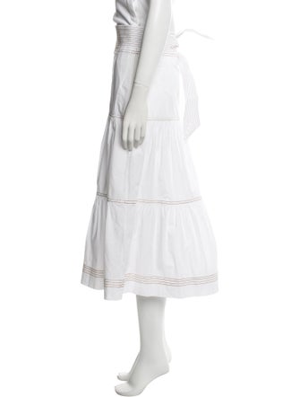 Veronica Beard V-Neck Long Dress