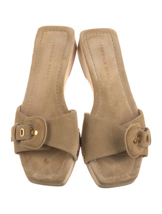 Veronica Beard Suede Studded Accents Flats