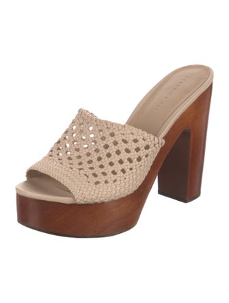 Veronica Beard Leather Slides