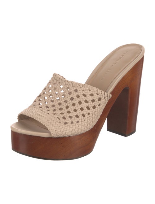 Veronica Beard Leather Slides