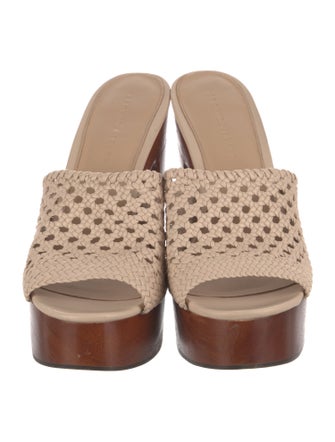 Veronica Beard Leather Slides